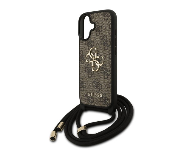 Guess Cord Stap Crossbody do iPhone 17 brązowy - 1365469 - zdjęcie 4