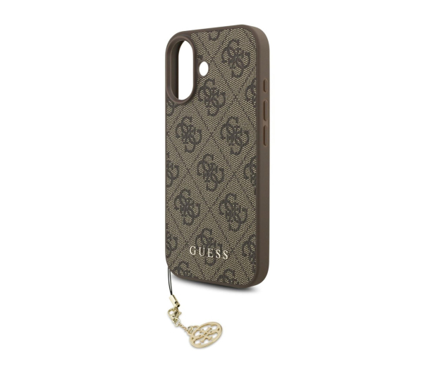 Guess 4G Charms Collection MagSafe do iPhone 17 brązowy - 1365473 - zdjęcie 4