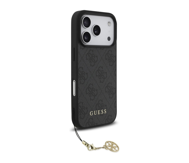 Guess 4G Charms Collection MagSafe do iPhone 17 Pro czarny - 1365476 - zdjęcie