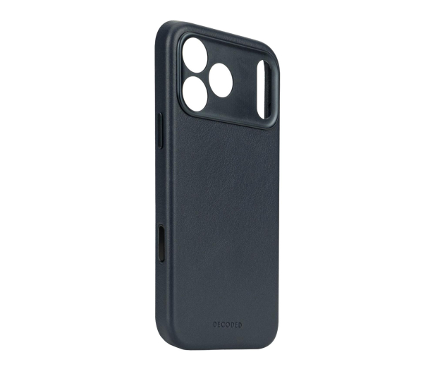 Decoded Leather Backcover, iPhone 17 Pro Max, Navy Shadow - 1359117 - zdjęcie 2