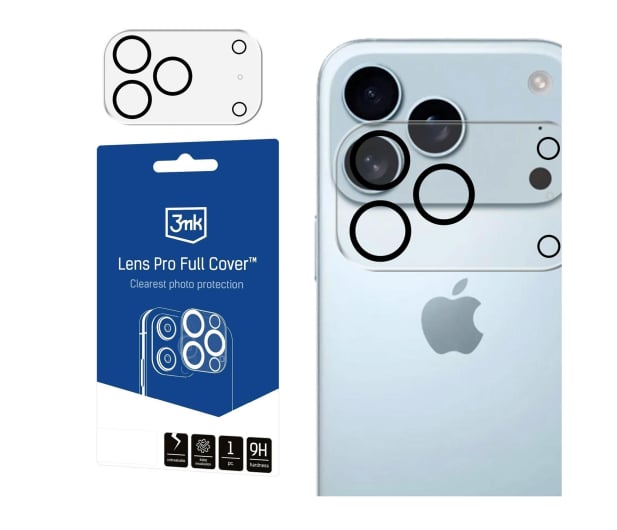 3mk Lens Pro Full Cover do iPhone 17 Pro Max - 1360778 - zdjęcie