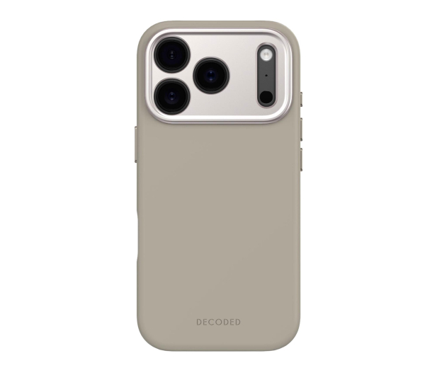 Decoded AntiMicrobial Silicone Backcover, iPhone 17 Pro , Soft Taupe - 1359065 - zdjęcie