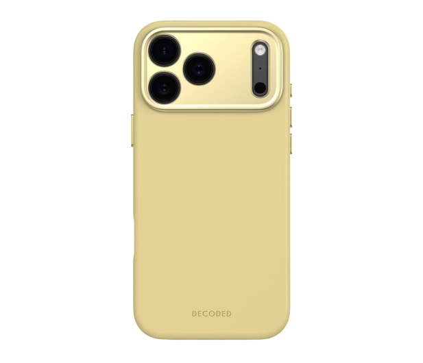 Decoded AntiMicrobial Silicone Backcover, iPhone 17 Pro Max, Yellow - 1359113 - zdjęcie