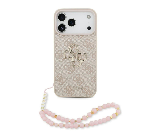 Guess 4G Strap 4G Classic Logo do iPhone 17 Pro Max różowy - 1365507 - zdjęcie
