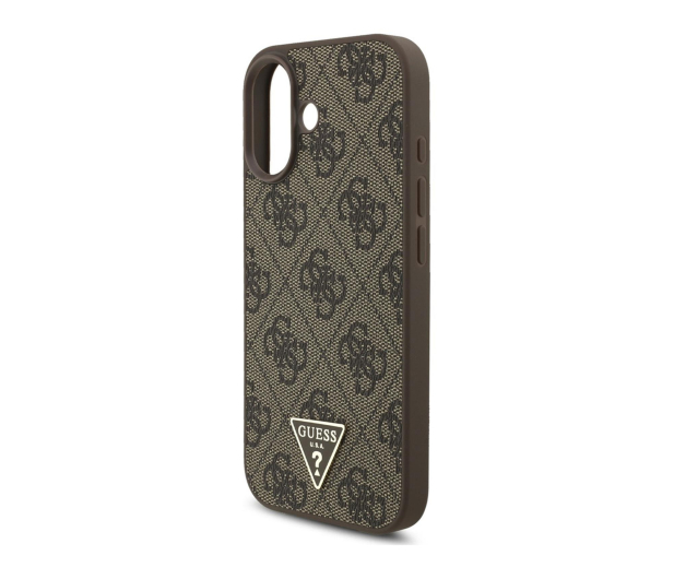 Guess 4G Strap Triangle Logo MagSafe do iPhone 17 brązowy - 1365510 - zdjęcie 4