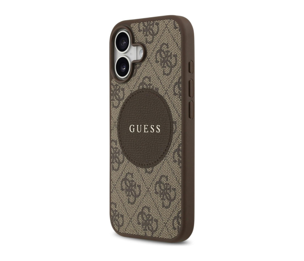 Guess 4G Circle Classic Logo MagSafe do iPhone 17 brązowy - 1365485 - zdjęcie 4
