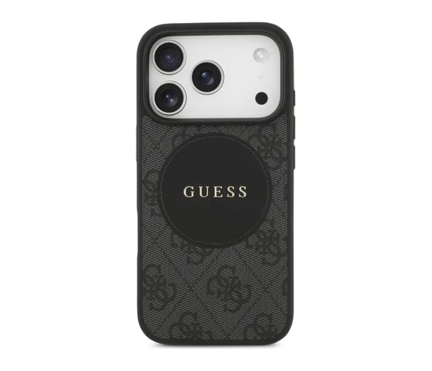 Guess 4G Circle Classic Logo MagSafe do iPhone 17 Pro czarny - 1365488 - zdjęcie 3
