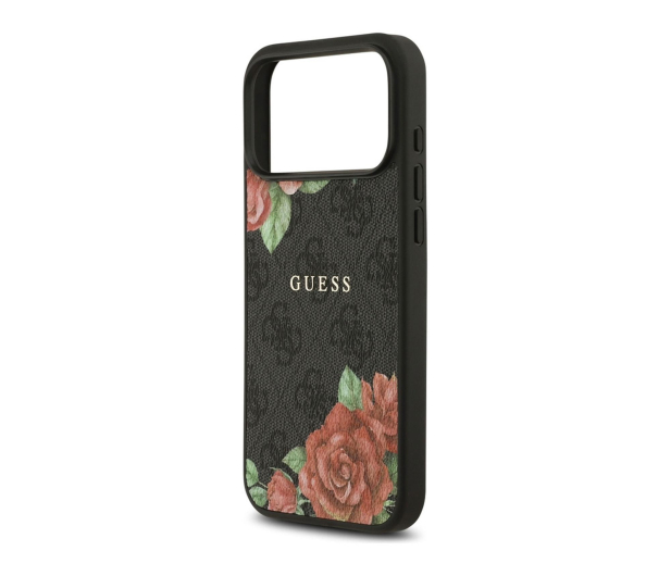 Guess 4G Flowers Print MagSafe do iPhone 17 Pro czarny - 1365496 - zdjęcie 5