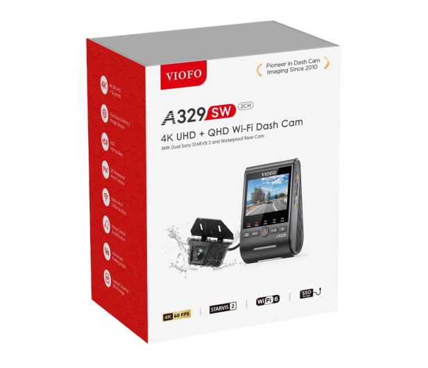 Viofo Rejestrator trasy A329SW 2CH GPS - 1358824 - zdjęcie 5