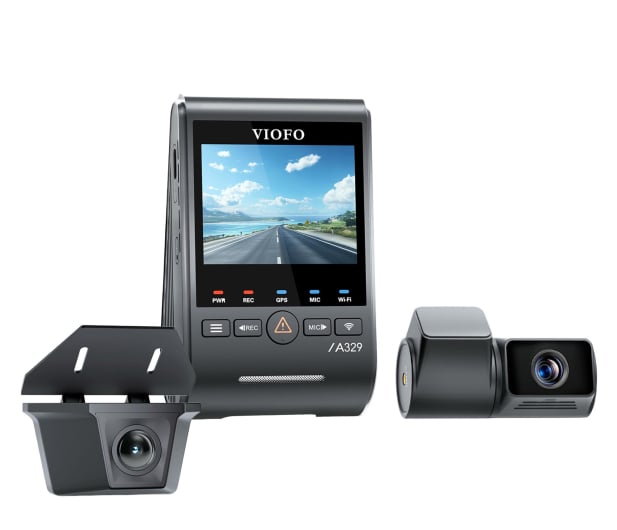 Viofo Rejestrator trasy A329TW 3CH GPS - 1358828 - zdjęcie