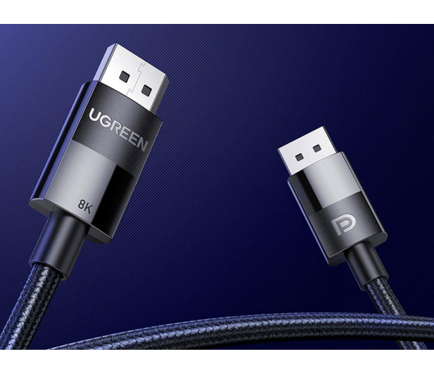 UGREEN Kabel wideo w oplocie 2 x Display Port 14 męsko-męski 80390 - 1489185 - zdjęcie 3