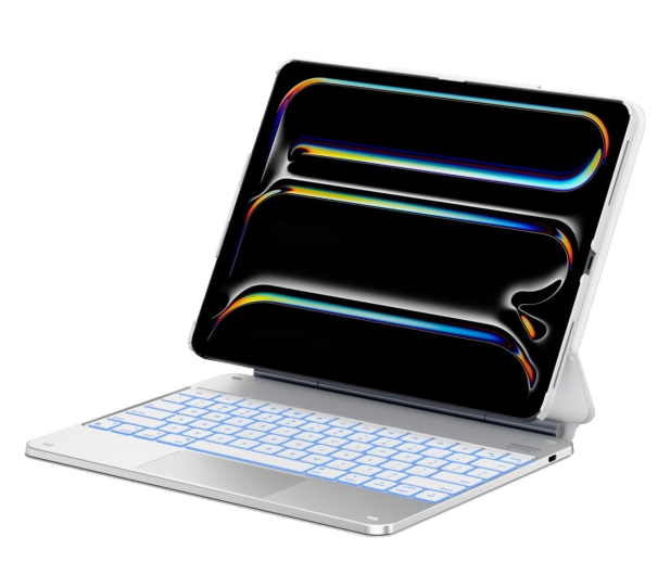 TYPECASE Etui Edge + z klawiaturą do iPad Air 13" M2/M3/M4 biały - 1485256 - zdjęcie