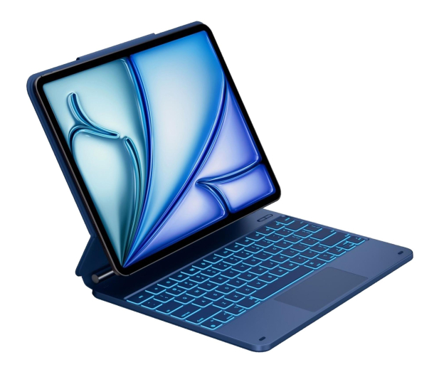 TYPECASE Etui Edge z klawiaturą do iPad Air 13" M2/M3/M4 błękitny - 1485372 - zdjęcie 2