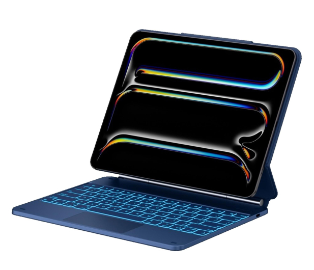 TYPECASE Etui Edge z klawiaturą do iPad Pro 13" 2024/2025 błękitny - 1485377 - zdjęcie
