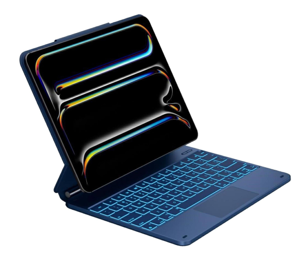 TYPECASE Etui Edge z klawiaturą do iPad Pro 13" 2024/2025 błękitny - 1485377 - zdjęcie 2