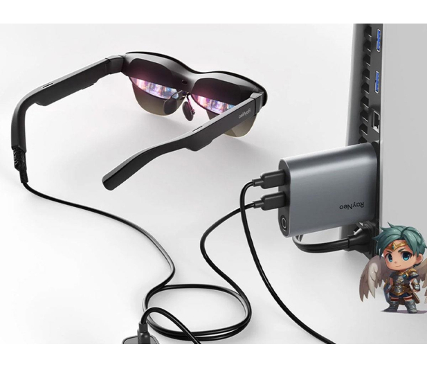 RayNeo Adapter HDMI do USB-C do ładowania okularów AR RayNeo - 1490728 - zdjęcie 2