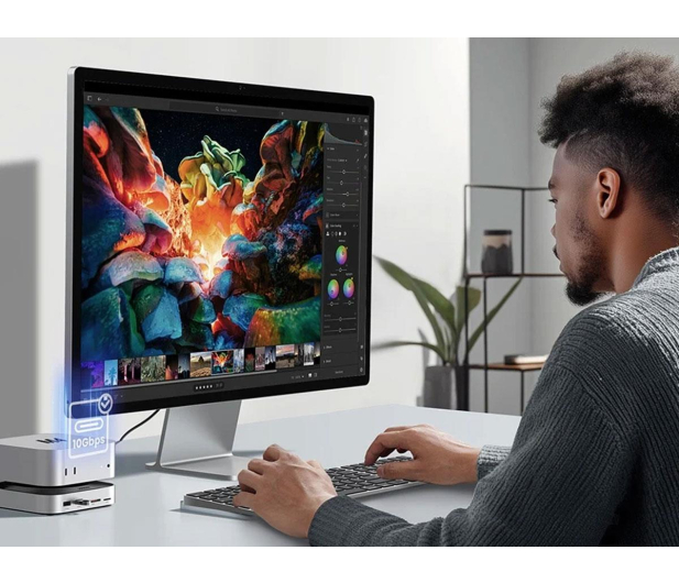 UGREEN Stacja dokująca 11 w 1 CM841 USB-C szara - 1501557 - zdjęcie 5
