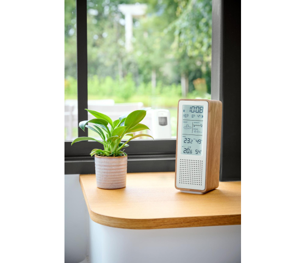 Thomson COSY Stacja pogodowa z radiem i głośnikiem BT biała - 1501902 - zdjęcie 5
