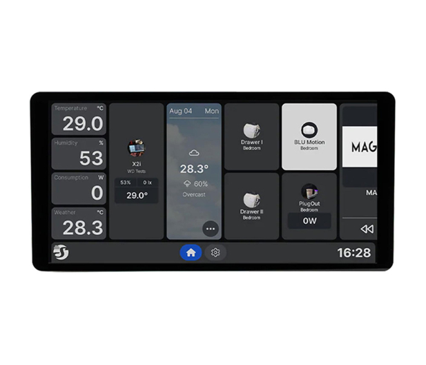 Shelly Panel sterowania X2i WiFi/BLU (srebrny) - 1490019 - zdjęcie
