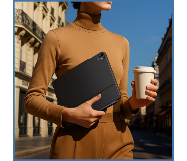 TYPECASE Etui Edge z klawiaturą do iPad Pro 11" 2024/2025 czarny - 1485375 - zdjęcie 3