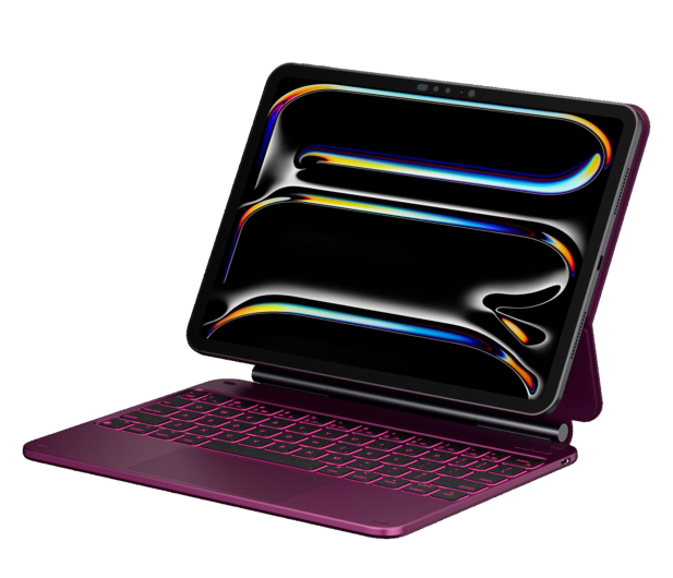 TYPECASE Etui Edge z klawiaturą do iPad Air 11" M2/M3/M4 malinowy - 1485370 - zdjęcie