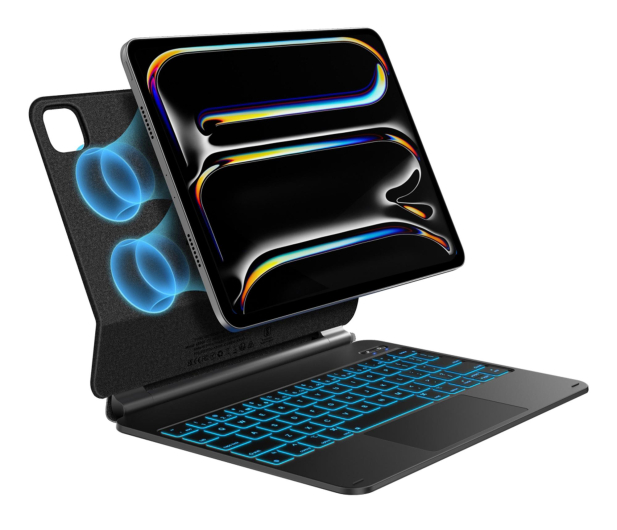 TYPECASE Etui Edge z klawiaturą do iPad Air 11" M2/M3/M4 czarny - 1485369 - zdjęcie 2