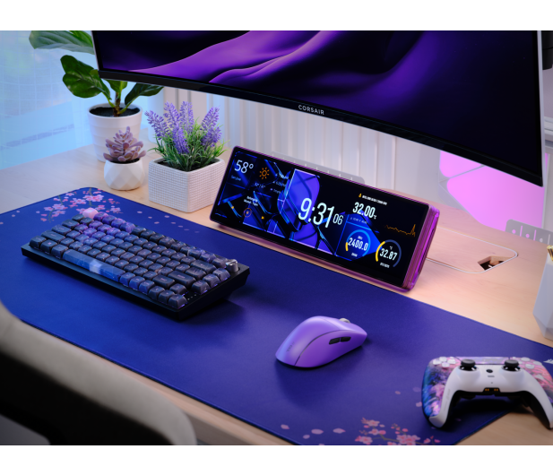 Corsair LCD Xeneon Edge 14,5" Atomic Purple - 1508926 - zdjęcie 6