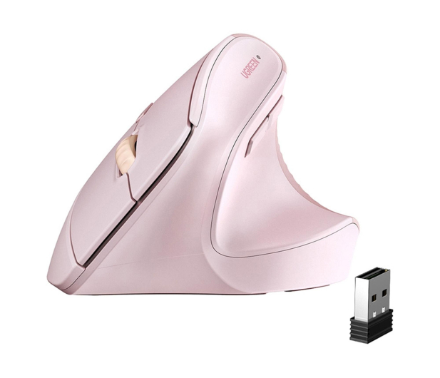 UGREEN Bezprzewodowa mysz M571 2.4GHz + BT różowa - 1501508 - zdjęcie 2