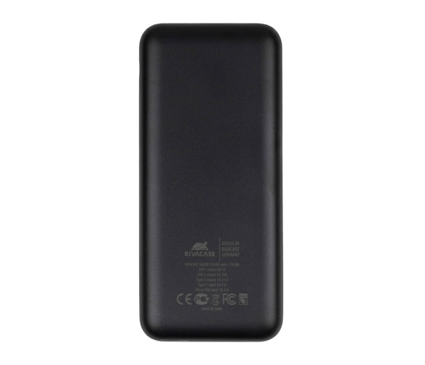 RIVACASE Powerbank VA2081 20000 mAh 10W czarny - 1503821 - zdjęcie 2