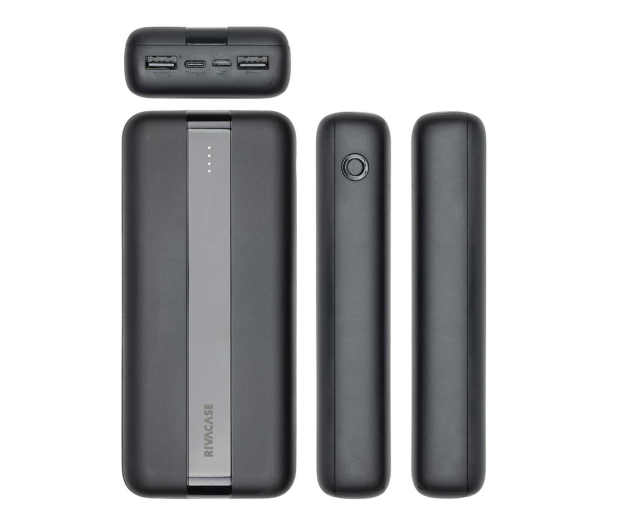 RIVACASE Powerbank VA2081 20000 mAh 10W czarny - 1503821 - zdjęcie 3