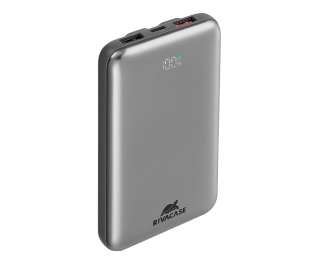 RIVACASE Powerbank VA2611 10000 mAh 30W szary - 1503842 - zdjęcie