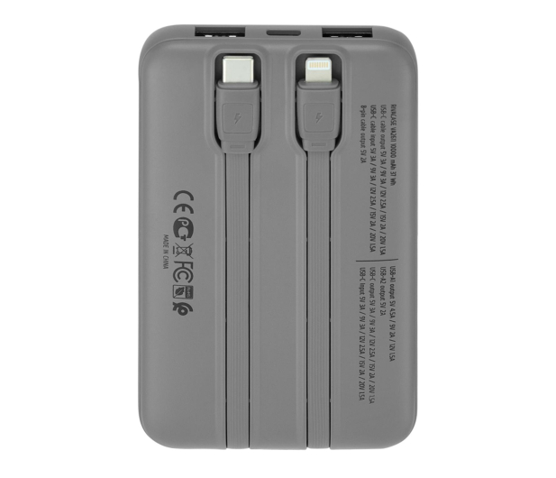 RIVACASE Powerbank VA2611 10000 mAh 30W szary - 1503842 - zdjęcie 2