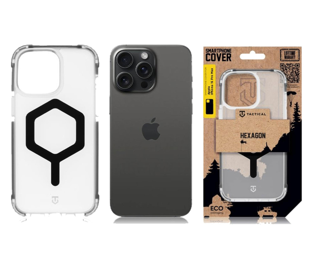 Tactical MagForce Hexagon Kryt pro Apple iPhone 15 Pro Max T-Black - 1514002 - zdjęcie 6