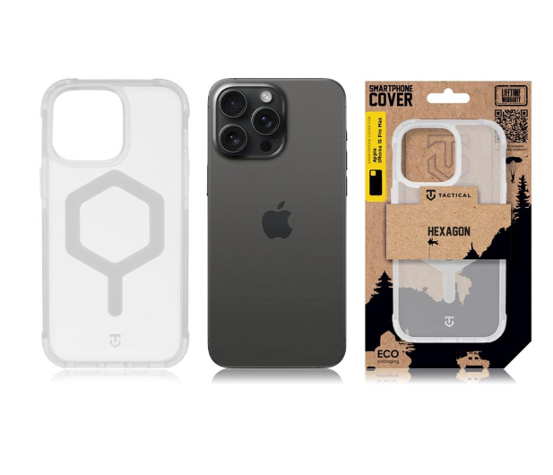 Tactical MagForce Hexagon Kryt pro Apple iPhone 15 Pro Max T-White - 1514012 - zdjęcie 6
