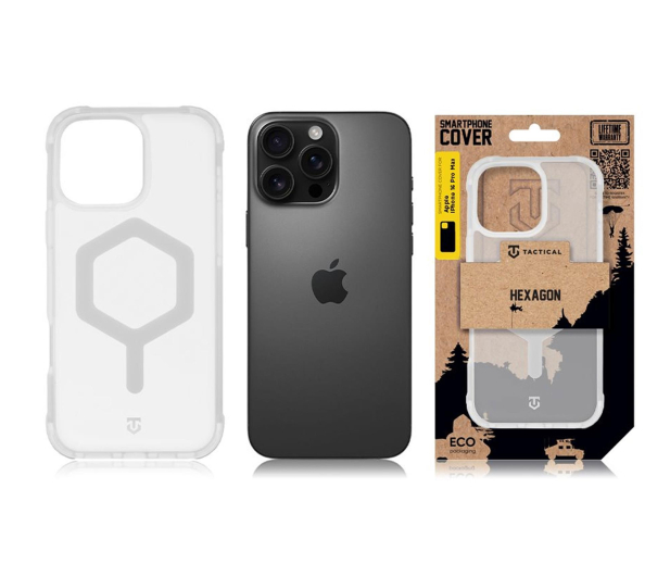 Tactical MagForce Hexagon Kryt pro Apple iPhone 16 Pro Max T-White - 1514015 - zdjęcie 4