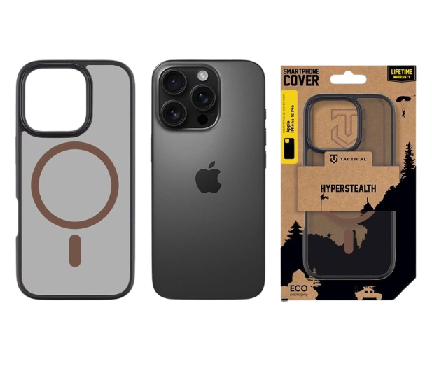 Tactical MagForce Hyperstealth 2.0 Kryt pro Apple iPhone 16 Pro Black - 1514154 - zdjęcie 3