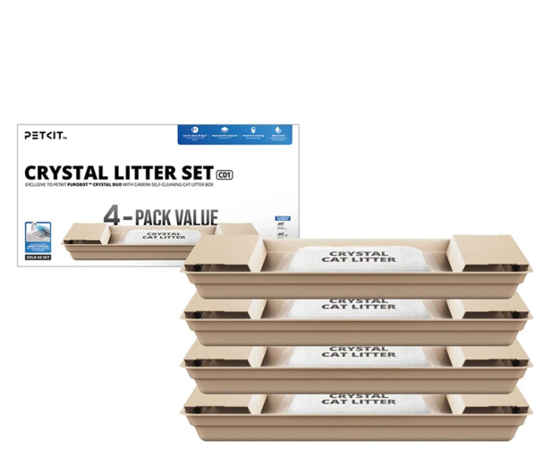 PetKit Zestaw żwirków do kuwety PetKit Purobot Crystal Duo (Crystal - 1512426 - zdjęcie