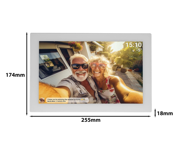 Denver PFF-1037W FRAMEO biała - 1535389 - zdjęcie 3