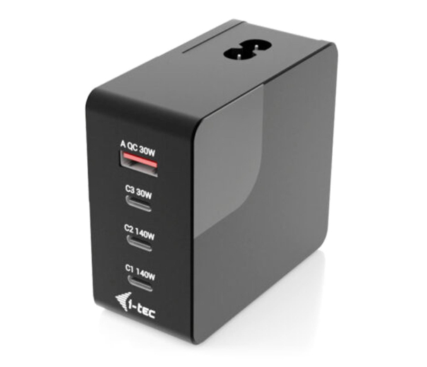i-tec 140W Intelligent Multiport USB Charger USB-C USB-A LCD 1,5m - 1538055 - zdjęcie 2