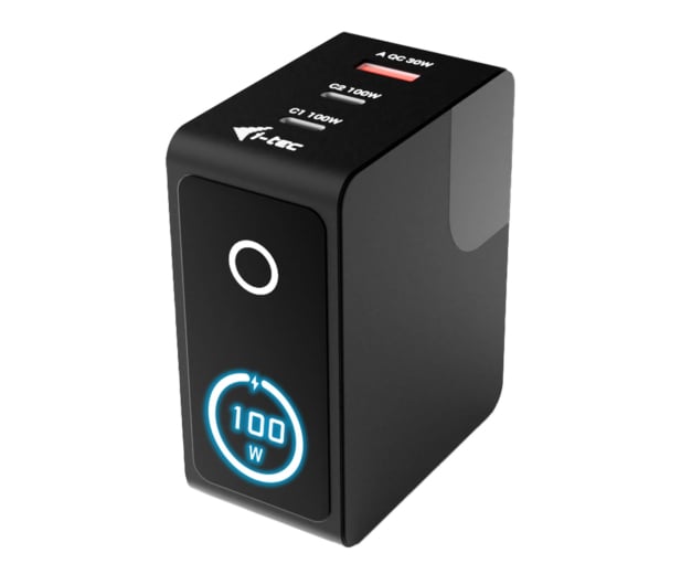 i-tec 100W Intelligent Multiport USB Charger USB-C USB-A LCD 1,5m - 1538054 - zdjęcie