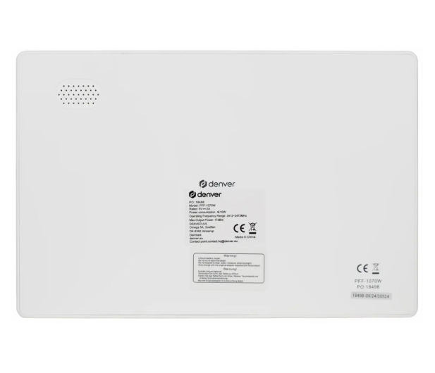 Denver PFF-1070W FRAMEO ze stojakiem biała - 1535397 - zdjęcie 5