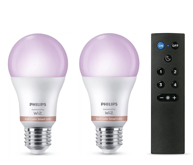 Philips Smart żarówka 60W A60 E27 2 szt. + Pilot - 1541405 - zdjęcie 2