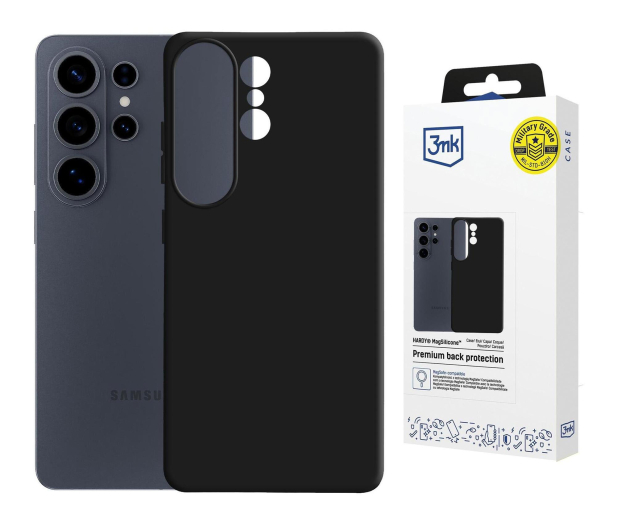 3mk Hardy MagSilicone Black do Samsung Galaxy S26 Ultra - 1541942 - zdjęcie