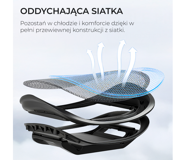 Sihoo DORO C300 PRO Mesh czarny - 1542252 - zdjęcie 10