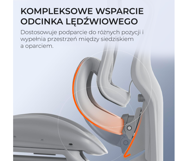 Sihoo DORO C300 PRO Mesh biały - 1542253 - zdjęcie 5