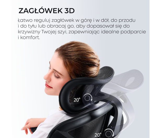 Sihoo DORO C300L Mesh czarny - 1542354 - zdjęcie 11