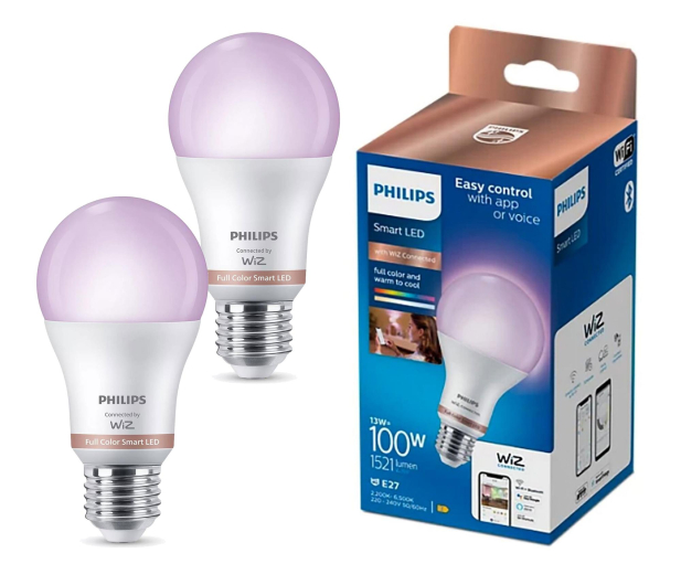Philips Smart żarówka 100W A60 E27 2 szt. - 1541406 - zdjęcie