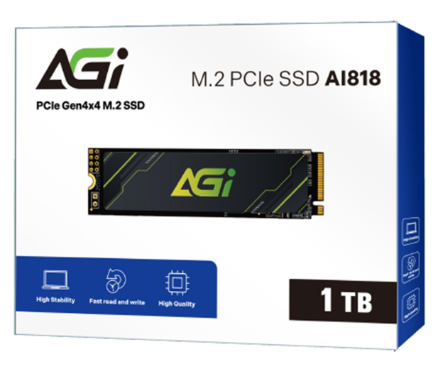 AGi 1TB M.2 PCIe Gen4 NVMe AI818 - 1531205 - zdjęcie 3