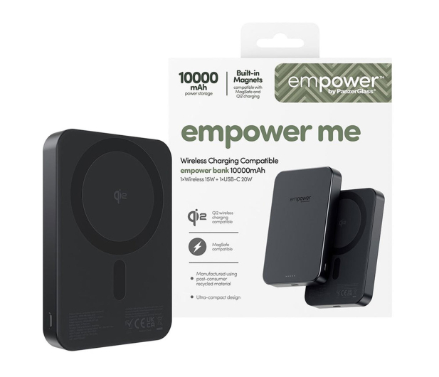 PanzerGlass empower Bank 10000mAh Space Black - 1546802 - zdjęcie 3