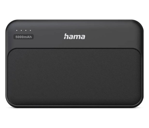 Hama POWER PACK POCKET 5 5000 mAh 2X USB-A ANTRACYT - 1548507 - zdjęcie